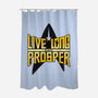 Live Long-none polyester shower curtain-Getsousa!