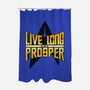 Live Long-none polyester shower curtain-Getsousa!