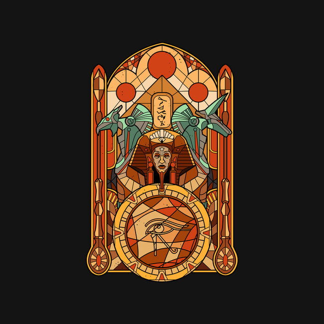 Stained Glass Gods-none memory foam bath mat-daobiwan