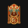 Stained Glass Gods-none memory foam bath mat-daobiwan