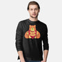 Here For The Snacks Bear-mens long sleeved tee-tobefonseca