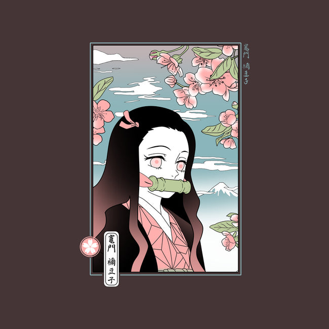 Traditional Nezuko-none stretched canvas-IKILO