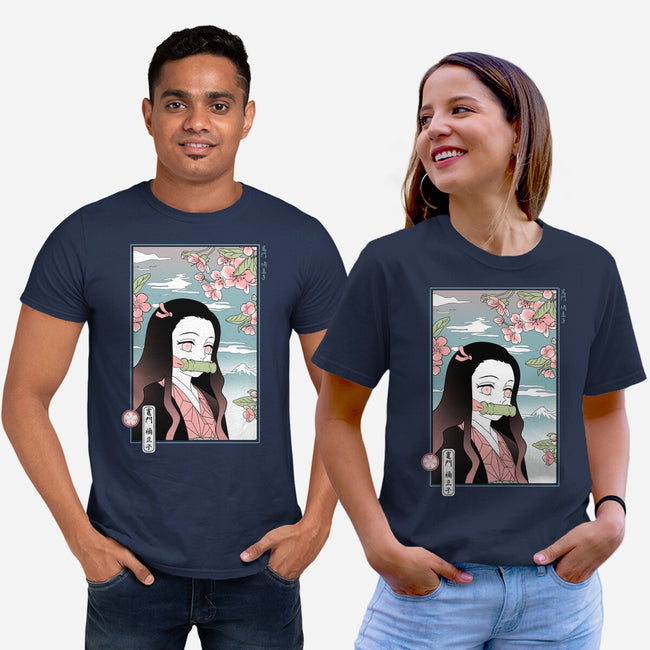 Traditional Nezuko-unisex basic tee-IKILO