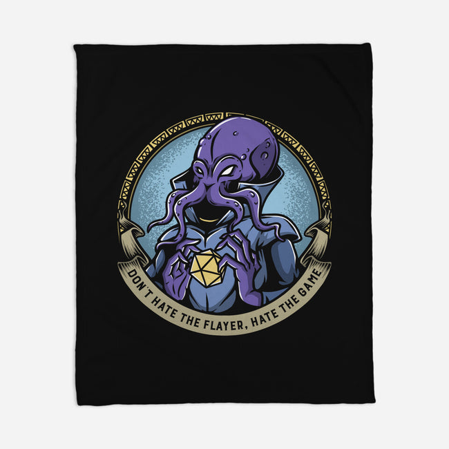 Don't Hate The Flayer-none fleece blanket-ShirtGoblin