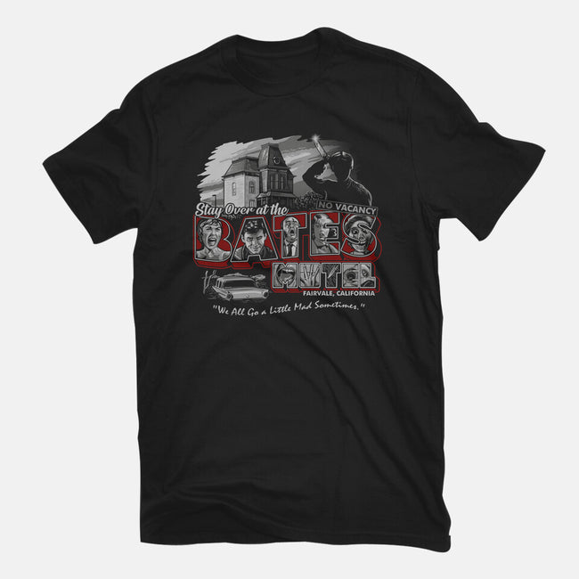 Stay At The Bates-unisex basic tee-goodidearyan