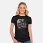Stay At The Bates-womens fitted tee-goodidearyan