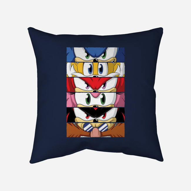 Sonic Eyes-none non-removable cover w insert throw pillow-danielmorris1993