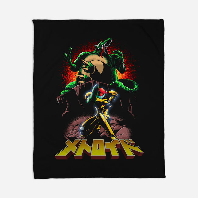 Space Maiden-none fleece blanket-Diego Oliver