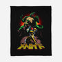 Space Maiden-none fleece blanket-Diego Oliver