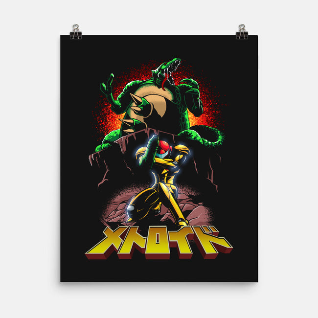 Space Maiden-none matte poster-Diego Oliver
