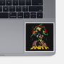 Space Maiden-none glossy sticker-Diego Oliver