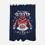 Gato-none polyester shower curtain-Alundrart