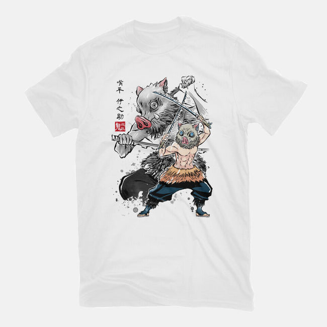 Slayer Inosuke Sumi-E-mens basic tee-DrMonekers