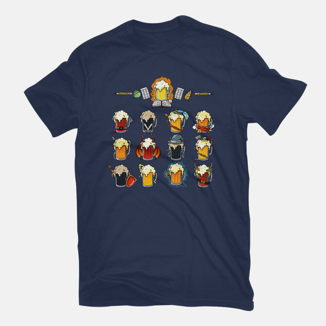Beer Role Play Game-unisex basic tee-Vallina84