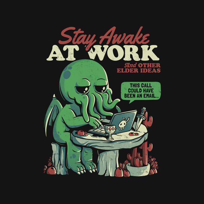 Stay Awake At Work-unisex basic tank-eduely