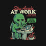 Stay Awake At Work-unisex basic tank-eduely