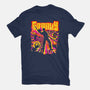 Stay Groovy Stay Evil-unisex basic tee-rocketman_art