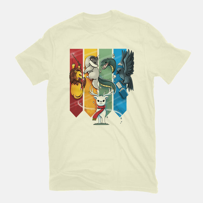 Magic Animals-mens basic tee-Vallina84