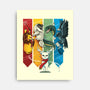 Magic Animals-none stretched canvas-Vallina84