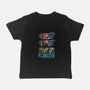 Gojira And The Mushroom Kingdom-baby basic tee-Knegosfield