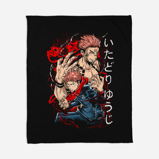 The Power Of Sukuna-none fleece blanket-Knegosfield