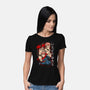 The Power Of Sukuna-womens basic tee-Knegosfield