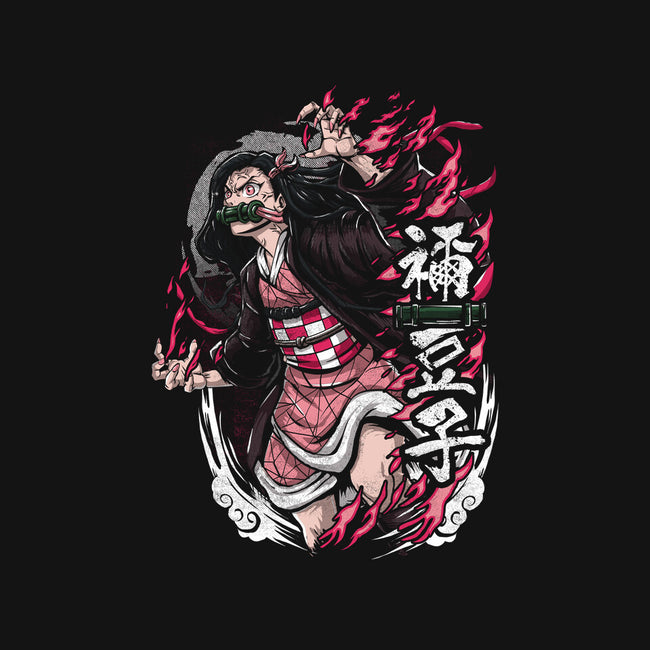 Nezuko Rage-youth basic tee-Knegosfield