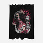 Nezuko Rage-none polyester shower curtain-Knegosfield