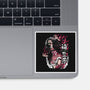 Nezuko Rage-none glossy sticker-Knegosfield