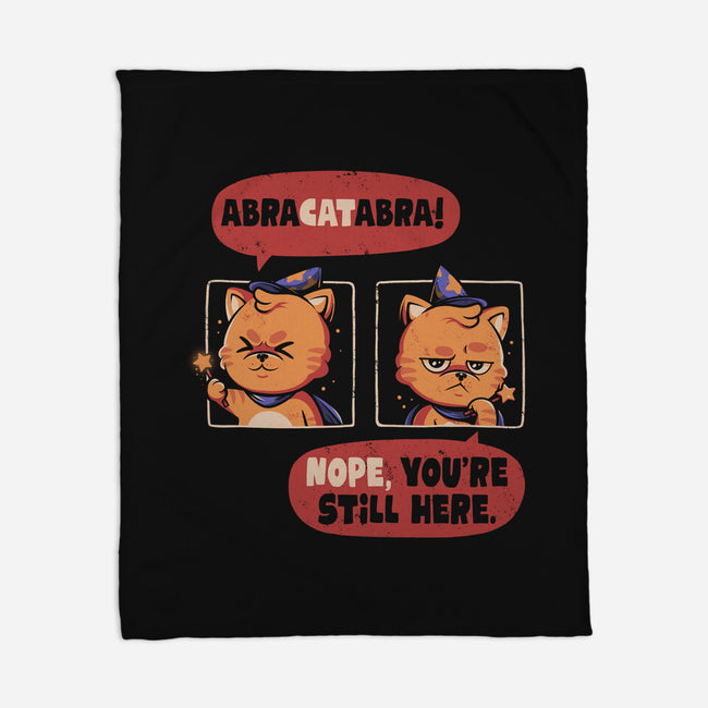 Abracatabra-none fleece blanket-eduely