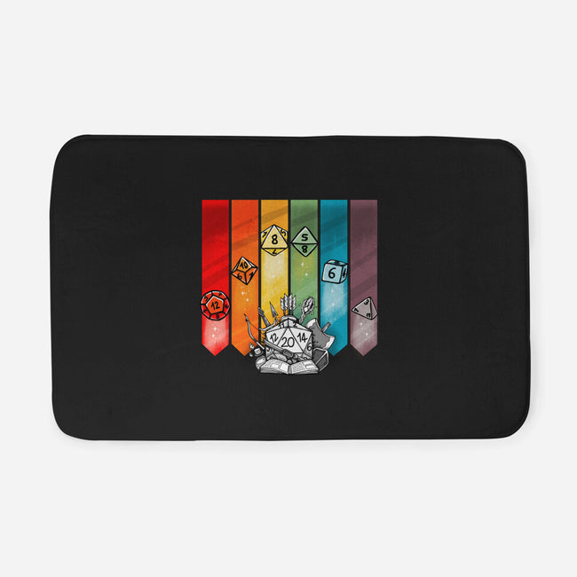Color Dice-none memory foam bath mat-Vallina84