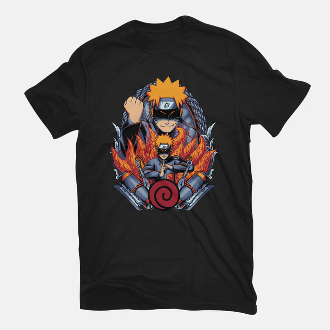 The Nine Tailed Ninja-mens heavyweight tee-Badbone Collections