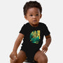 Velociraptor Nursery-baby basic onesie-Sketchdemao