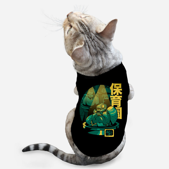 Velociraptor Nursery-cat basic pet tank-Sketchdemao