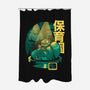Velociraptor Nursery-none polyester shower curtain-Sketchdemao