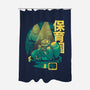 Velociraptor Nursery-none polyester shower curtain-Sketchdemao