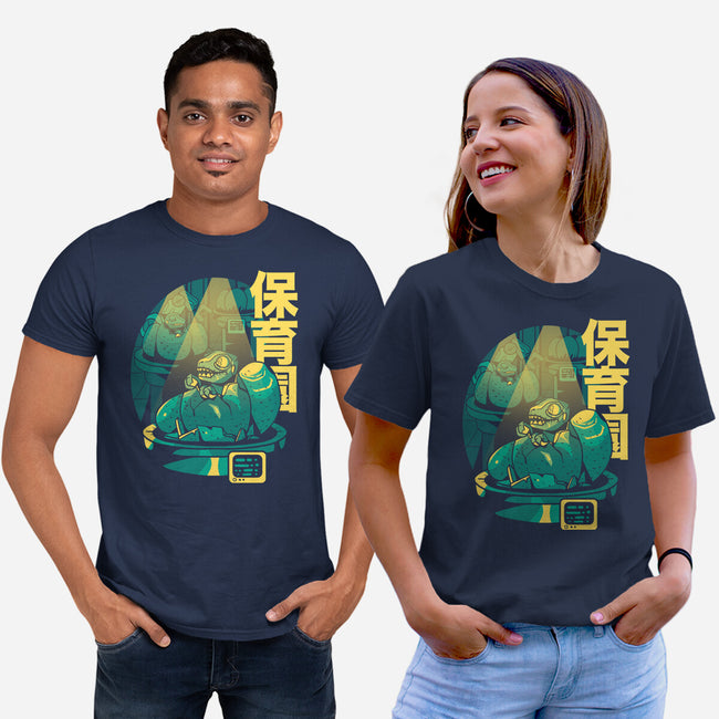 Velociraptor Nursery-unisex basic tee-Sketchdemao