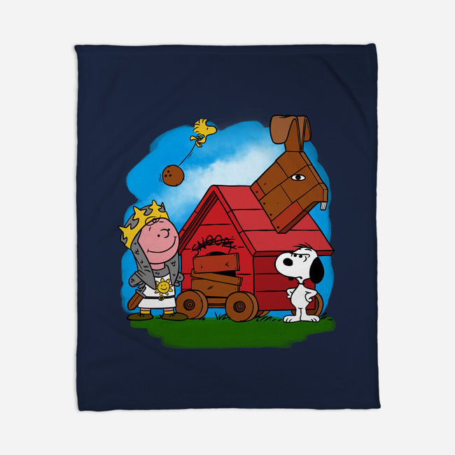 Charlie And The Holy Grail-none fleece blanket-drbutler
