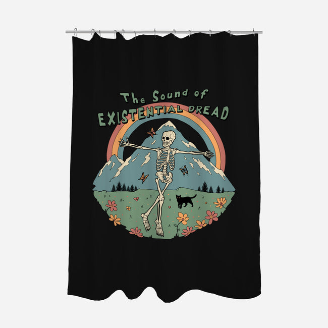 The Sound Of Existential Dread-none polyester shower curtain-vp021