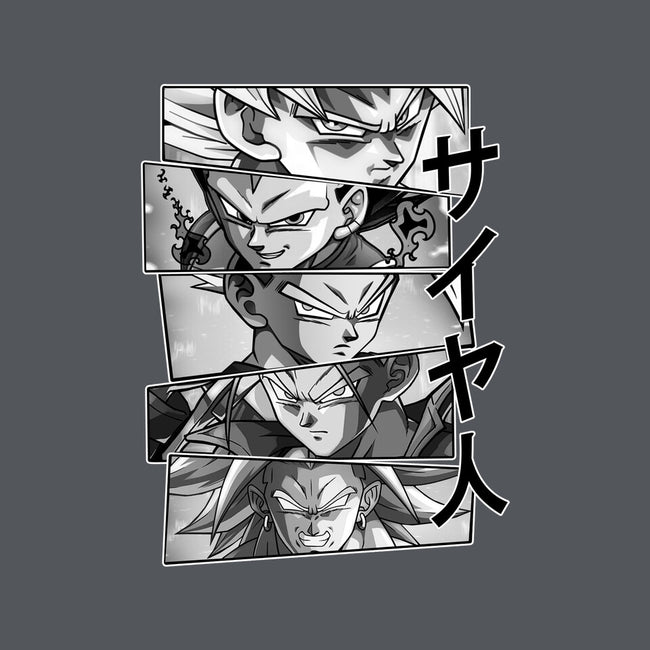 Saiyajin Heroes-mens premium tee-meca artwork