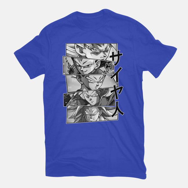 Saiyajin Heroes-mens premium tee-meca artwork