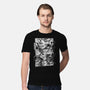 Saiyajin Heroes-mens premium tee-meca artwork
