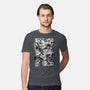 Saiyajin Heroes-mens premium tee-meca artwork