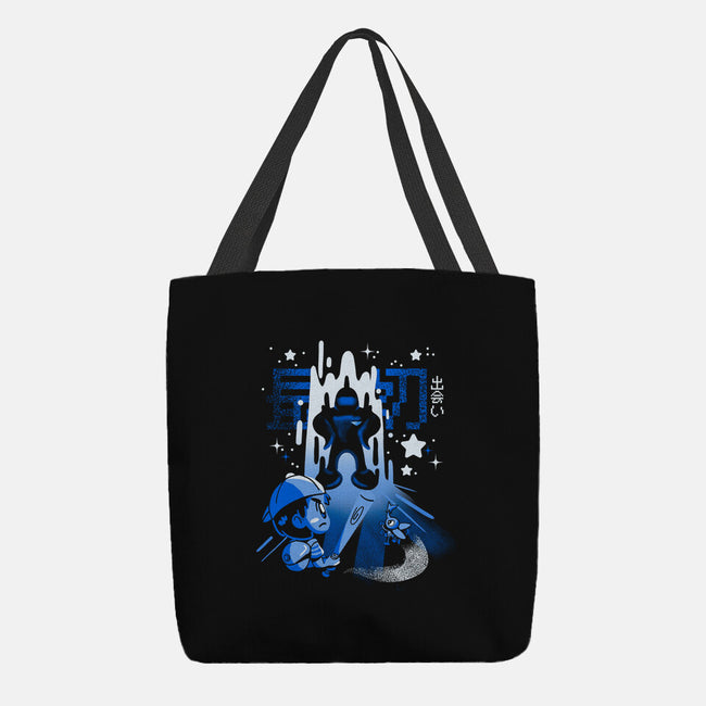 First Encounters-none basic tote bag-Sketchdemao