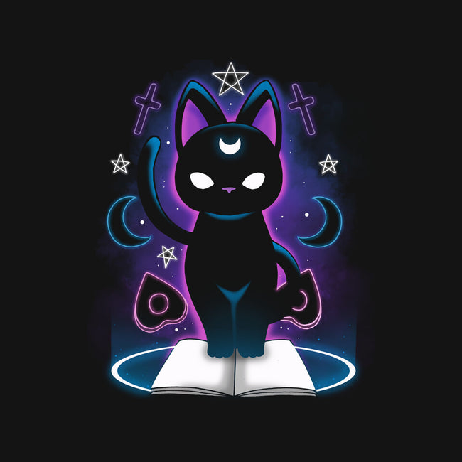 Gothic Cat-none stretched canvas-Vallina84