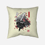 Darth Samurai-none removable cover throw pillow-DrMonekers