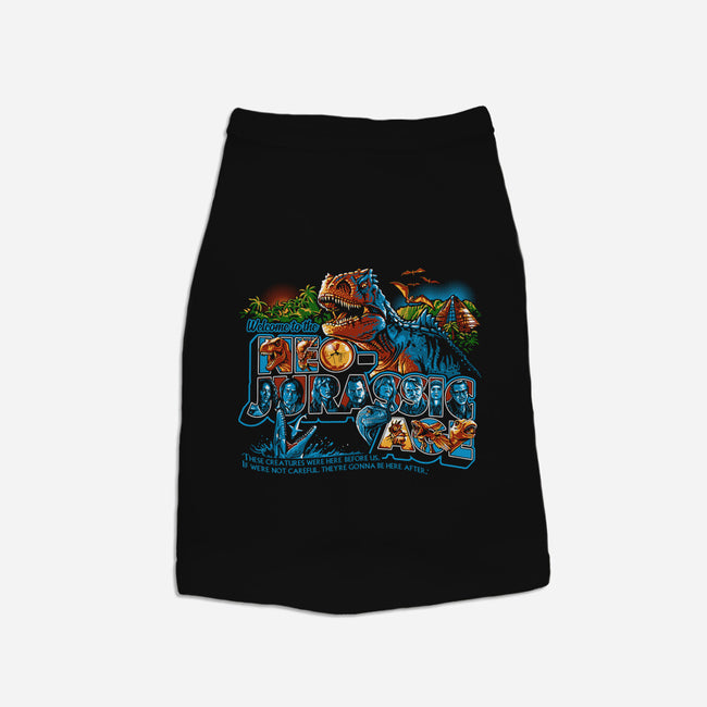 Welcome To The Neo-Jurassic Age-dog basic pet tank-goodidearyan