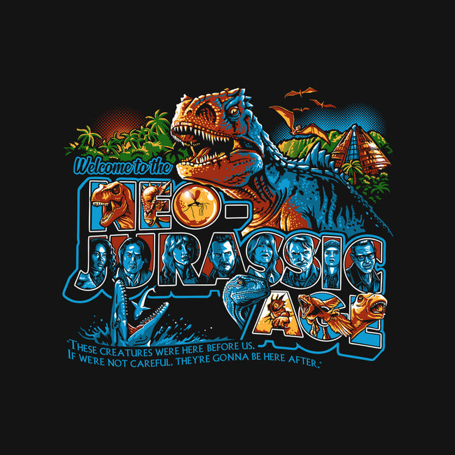Welcome To The Neo-Jurassic Age-none polyester shower curtain-goodidearyan