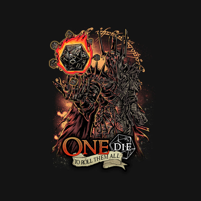 One Die To Roll Them All-womens racerback tank-Knegosfield