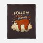 Follow Your Dream-none fleece blanket-ducfrench